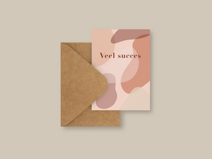 Wenskaart • Veel succes | Bonne chance